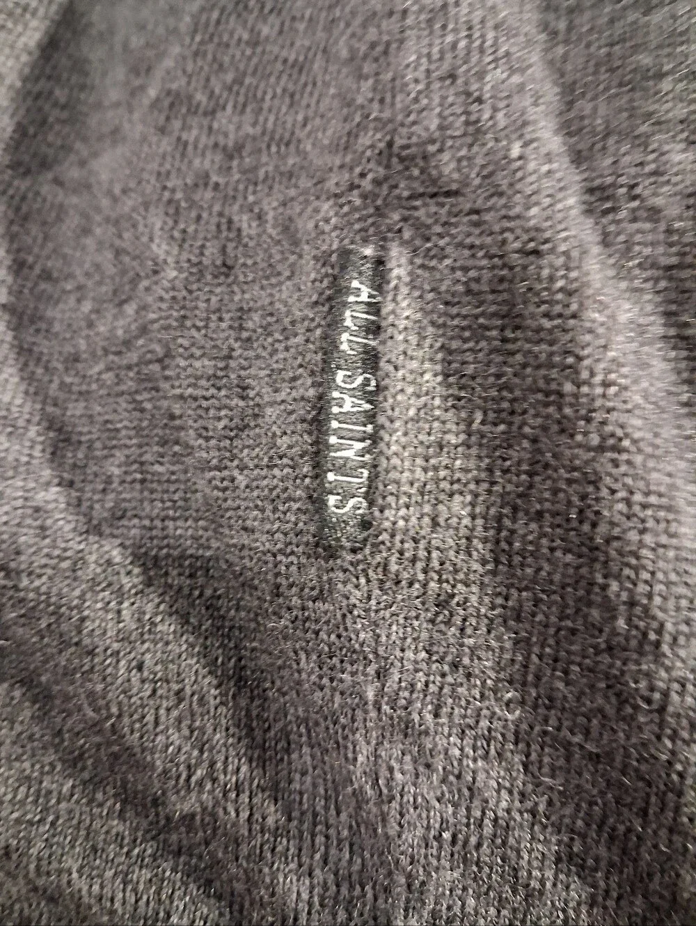 All Saints Mens Size L Wool Gray Contempary Sweater